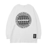 Men Long Sleeve Shirt Street round Neck Long Sleeve T-shirt Men and Women Hip Hop College Style