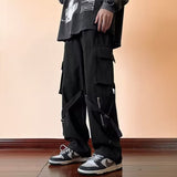 Men Sweatpants Men's Loose Wide Leg Straight Casual Pants