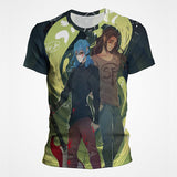 Sally Face T Shirts Sally Fisher 3D Digital Printed round Neck Men's and Women's T-shirt