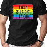 Gay Day Rainbow pure cotton men's Tshirt comfort