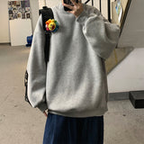 Men Hoodie Sweater Men Winter Hong Kong Style Loose Clothes Autumn and Winter