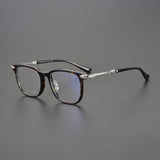CHH Chrome Hearts Glasses Vintage Pure Titanium Black Frame Glasses