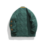 Varsity Jacket Vintage Baseball Uniform Cotton Clothes Cotton-Padded Jacket