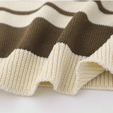 Women Vest Striped Knitted Vest for Women Short Summer