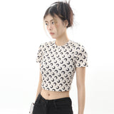 Women T-shirt Short-Sleeved T-shirt Women's Summer Casual round Neck