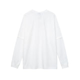 Men Hoodie Landscape Printing round Neck Men's Loose Casual