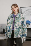 Unisex Jacket Autumn Floral Casual Jacket Women's Clothing