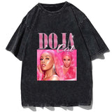 Vintage Doja Cat Printed T-Shirt Rap Oversized Wash