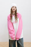 Unisex Jacket Autumn Contrast Color Casual Sweater Women's Clothing