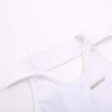 Women Vest Lapel Sleeveless Vest Short Girls' Summer Top