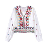 Women Skirt Summer Women's Contrast Color Embroidery Top and Skirt