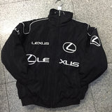 F1 Racing Suit Racing Suit Preppy Style Retro Style Autumn and Winter Wear Coat Cotton-Padded Casual Coat Embroidery