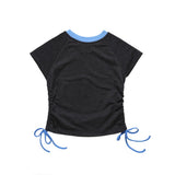 Women T-shirt Printed Short-Sleeved T-shirt Women's Summer O-neck Short