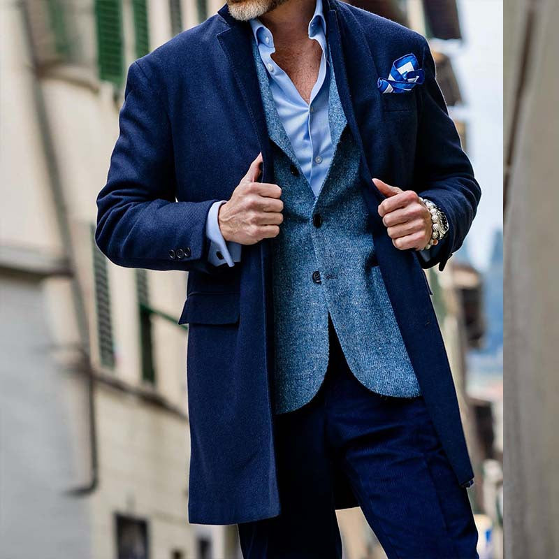 Men Jack Fall Winter Men Trench Coat Coat Top