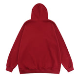 Men Hoodie Sequin Embroidery Five-Pointed Star Hooded Sweater