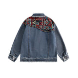 Unisex Jacket Fall Vintage Denim Jacket Women's Clothing