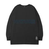 Men Long Sleeve Shirt Letter Printed Long Sleeve T-shirt Men's Loose Casual