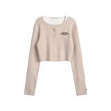 Unisex Jacket Autumn Short Knitted Sweaters Women's Clothing