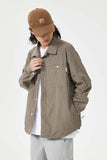 Unisex Jacket Autumn Side Pocket Plaid Shirt Women's Clothing