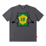 Men T Shirt Spring and Summer Short Sleeve T-shirt Street Style Loose