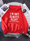 Women's Hoodie Cool Interesting Letters Printed Tops
