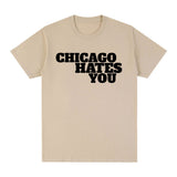 Chief Keef T Shirt Rapper Chief Keef Chicago Hates You Same Style T-shirt Men F