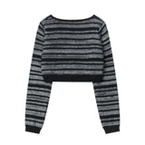 Women Sweater Girls' Short Sweater Autumn Leisure Knitted Coat