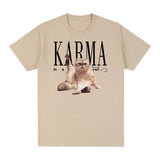 Karma Is A Cat Swift Vintage T-shirt Music Tour Cotton Men