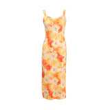 Women's Desses Printed Suspender Skirt Dress Women