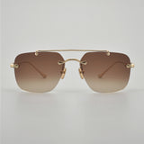 Chrome Hearts Sunglasses Frameless Ultra Light Titanium Pilot Sunglasses