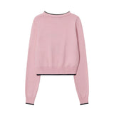 Women Sweater Girls' Autumn Crew Neck Long Sleeve Casual