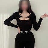 Women Long Sleeve Shirt Camisole Spring and Autumn Long Sleeve Top