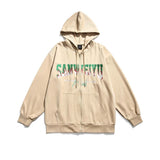 Unisex Jacket Fall Letter Pullover Embroidered Sweater Women's Clothing