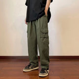 Men Sweatpants Men's Summer Straight Retro Street Skateboarding Pants