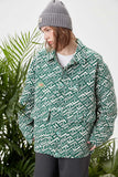 Unisex Jacket Autumn Yarn-Dyed Jacquard Coat Women's Clothing