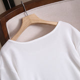 Women's T-Shirt-Color Short-Sleeved T-shirt Women's Ins Top All-Matching T-shirt Spring and Summer