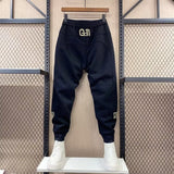 Men Sweatpants Spring and Autumn Men's Casual Fashion Brand Slim-Fitting Ankle-Tied Sweatpants