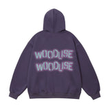Men Hoodie Retro Car Printed Hoodie