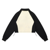 Women Hoodie Short Sweater Women's Long Sleeve Autumn Top