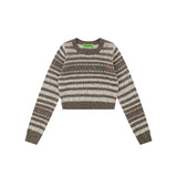 Women Sweater Spring and Autumn American Casual round Neck Long Sleeve