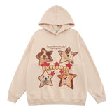 Men Hoodie Printed Hoodie Men's Spring and Autumn Loose Long Sleeve Pullover