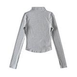Women T-Shirt Bottoming Shirt Women Autumn and Winter Long Sleeve T-shirt