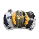 Varsity Jacket Vintage Winter Baseball Jacket Men