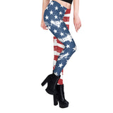 National Flag Day Leggings Spring and Autumn Women's Printed Independence Day Yoga Pants