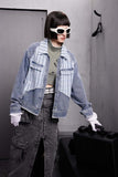 Unisex Jacket Autumn Green and Black Ribbon Jacket