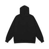 Men Hoodie Lightning Printed Hoodie Loose High Collar Pullover Hoodie Autumn and Winter