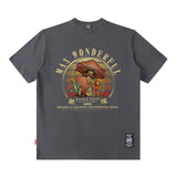 Men T Shirt Printed Short-Sleeved T-shirt Boys Casual Loose Summer