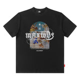 Men T Shirt Angel Print Short Sleeve T-shirt Men Couple Loose Fashion Brand