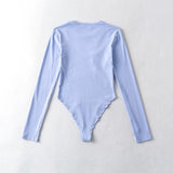 Women T-Shirt round Neck Long Sleeved Fitted T-shirt Bottoming Shirt
