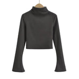 Women Skirt Fashion Long Sleeve T-shirt Top and Skirt Suit